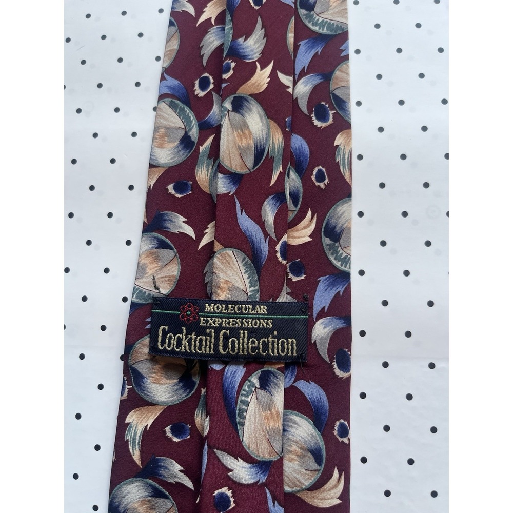 Novelty Cabernet Sauvignon Wine Tie Burgundy Martini Cocktail Necktie Retro Mens